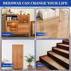 2PCS Beeswax Furniture Polish Wood Cleaner Scratch Remover Multipurpose