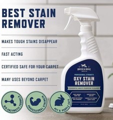 Oxy Stain Remover Spray – Family & Pet Friendly, Professional Strength Formula