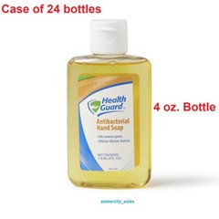 HealthGuard Amber Gold Antibacterial Liquid Soap, 4 oz. by Kutol (Case of 24)