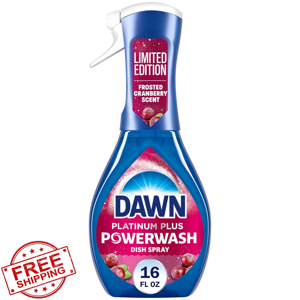 Dawn Powerwash Dish Soap Frosted Cranberry Starter Kit 16oz