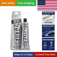 Metal Polish Paste – 1.76oz -Made Polish for Solid Chrome, Stainless Steel, &…