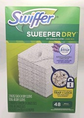 Swiffer Sweeper 48 Ct Dry Sweeping Cloths Floor Cleaner Refills for Dust Mop NEW