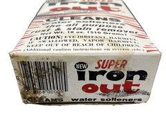 Vintage Super Iron Out Rust & Stain Remover Powder 18 oz Box Prop Collectible