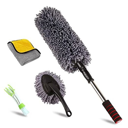 Ultimate Car Duster Kit，Best Microfiber Multipurpose Duster,Interior Large