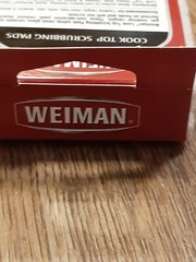 Case of 6 Individual 3 Ct. Packs Of Weiman Cooktop Scrubbing Pads 18 Pads Total