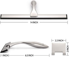 Modern 14-Inch Shower Squeegee with Ergonomic Handle – Streak-Free Shine