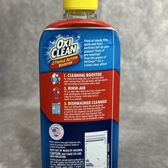 Oxi Clean Triple Action Booster Crystal Clear Glasses & Dishes 67 Loads 7 Fl Oz