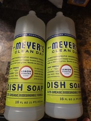 2 Liquid Dish Soap Lemon Verbena 16oz Biodegradable Formula (C074)