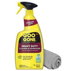 Heavy Duty Cleaner & Degreaser Spray With Microfiber Cleaning Towel – Cuts Th…