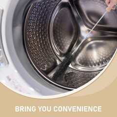 2pcs Washing Machine Cleaning Brushes Dryer Cleaner Brushes Pipe Brushes