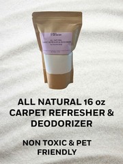 Lavender Carpet Refresher & Deodorizer Powder Pet friendly Non Toxic All Natural