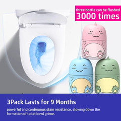 Cute Dinosaur-Shaped Toilet Bowl Cleaner Bottle, Bathroom Toilet Tank Cleaner wi