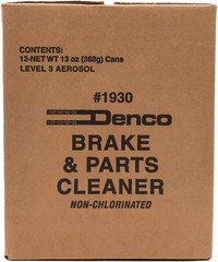 Denco 1930 Non-Chlorinated Brake and Parts Cleaner 15.3oz Aerosol Case of 12