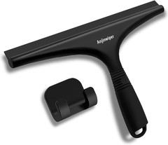 Shower Squeegee with Hang Hook, Bathroom Squeegee for Shower Glass, Tile Wall…