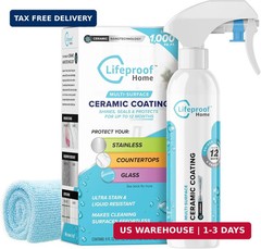 Lifeproof Ceramic Coating Spray Kit – Shine, Seal & Protect Kitchen & Bath Surfa
