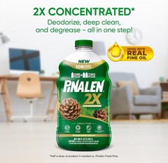 PINALEN 2X Multipurpose Cleaner – Fresh Pine Scent (108 Fl Oz) (Pack of 2)