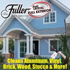 Fuller Brush Crystal Full Exterior Cleaner 8oz Powder Refill Packs +Spray Bottle