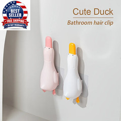 2-In-1 Cute Duck Shaped Double-Head Design Cleaning Clip Dust Stain Removal Shov