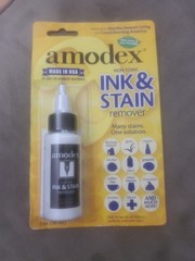 Amodex Ink & Stain Remover 30ml removes Marker Pen Wine Blood Food Oil