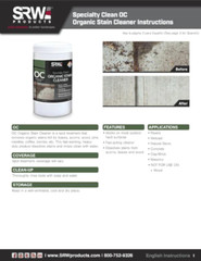 SRW Products Organic Outdoor Stain Cleaner (2lb)