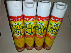 Pine-Sol Furniture Polish 4 in 1 12.7oz Aerosol Can LEMON Scent 4pc Lot