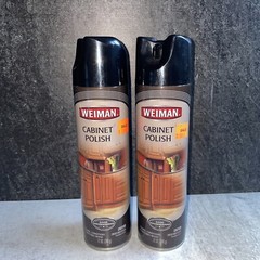 (2-Pack) Weiman Natural Oil CABINET POLISH Wood Clean Condition Restore UVX-15