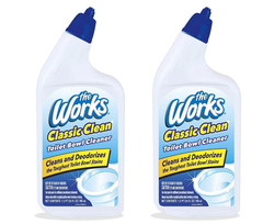 The Works Classic Clean Liquid Toilet Bowl Cleaner 24 fl oz 2 Pack