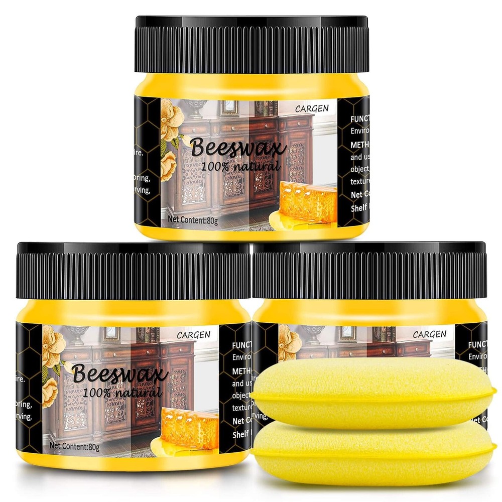 Wood Seasoning Beeswax Furniture Polish – Natural Multipurpose Wax for Care