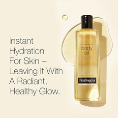 Neutrogena Body Oil Light Sesame Formula, Twin Pack of 16 fl oz, Radiant Glow