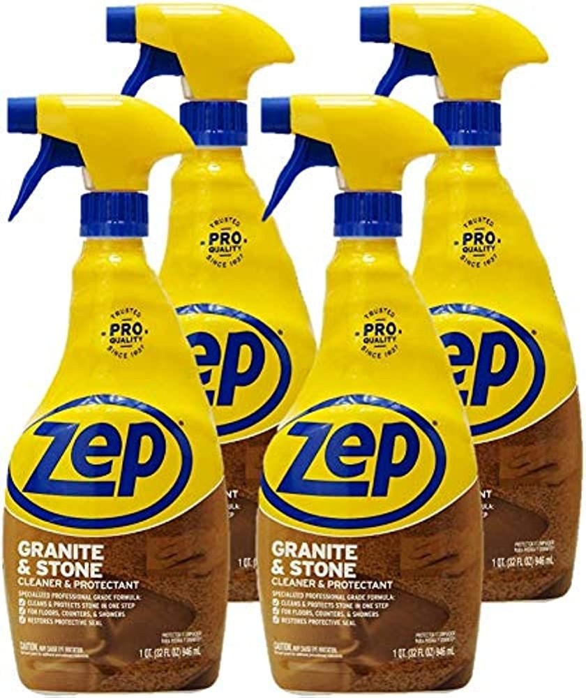 Zep Granite and Stone Cleaner and Protectant – 32 oz (Case of 4) ZUCSPP –