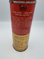 Vtg 1950 SIMONIZ TONE For All Furniture Just Dust Nearly Full Movie Prop