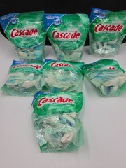 Cascade Complete Dawn Dishwasher Cleaner Lemon Scent Action Pacs Total 90