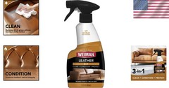 All-in-One Leather Cleaner & Conditioner – Residue-Free UV Protection (12 Fl Oz)