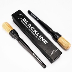 Blackline Car Care Boar Hair Brushes- Luxury Detailing Brush Set for…