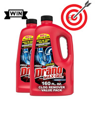 Drano Max Gel 160 oz – Drain Clog Remover for Shower, Sink, Tub – Fast