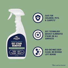 Rocco & Roxie Oxy Stain Remover – Oxygen Powered Carpet Cleaner Spray – Pet S…