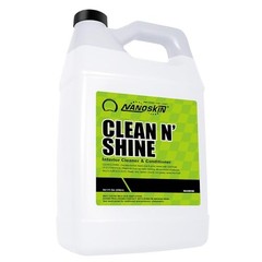 CLEAN N’ SHINE Interior Cleaner, Conditioner & 128 Fl Oz (Pack of 1) Lemon