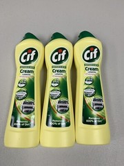 Cif Cream Cleaner Lemon 500ml (PACK OF 3)