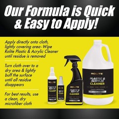 Plastic & Acrylic Cleaner Spray, 4 fl. oz. – Streak-Free Shine Formula