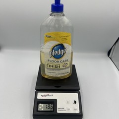 Pledge FLOOR CARE Tile & Vinyl Floor Finish w/ FUTURE SHINE 27 Oz . **60% Full