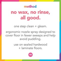 Method Squirt + Mop Hardwood Floor Cleaner Almond 25oz – Brand New