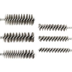 6 Pcs Bore Brush for Drill, 1/4″ Hex Shank Stainless Steel Twisted Wire Brush…