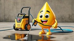 Oil Eater 5 Gallon Cleaner Degreaser – Biodegradable, Lemon Scented Solution