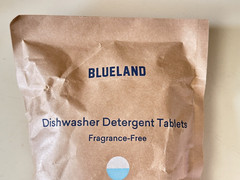 2 LOTS BLUELAND Powder Dishwasher Soap Detergent 14.2 oz + 9.5 oz Fragrance Free