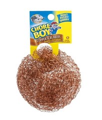 15 Pcs Chore Boy Copper Scrubbers, Rust Free for Pots and Pans 100% Pure Copper