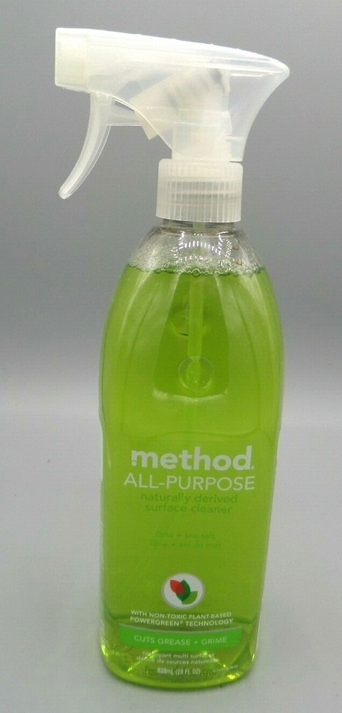 4-PACK Method All Purpose Natural Lime + Sea Salt 28 FL.Oz Each Free Shipping