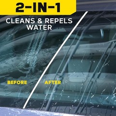 16oz Meguiar’s Glass Cleaner & Water Repellent – Unmatched Clarity & Wet Safety