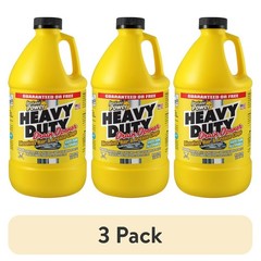 Heavy Duty Drain Opener Clears Clogs Hair Grease Non-Acid Safe Pipes 67.6oz New