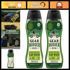 Biodegradable Eco-Friendly Car Wash Soap – 16oz Pack of 2, Gentle Clean Formula