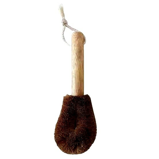 Coconut Coir Kitchen Pan Dish washing Brush Reusable Long time Natural Fibre New